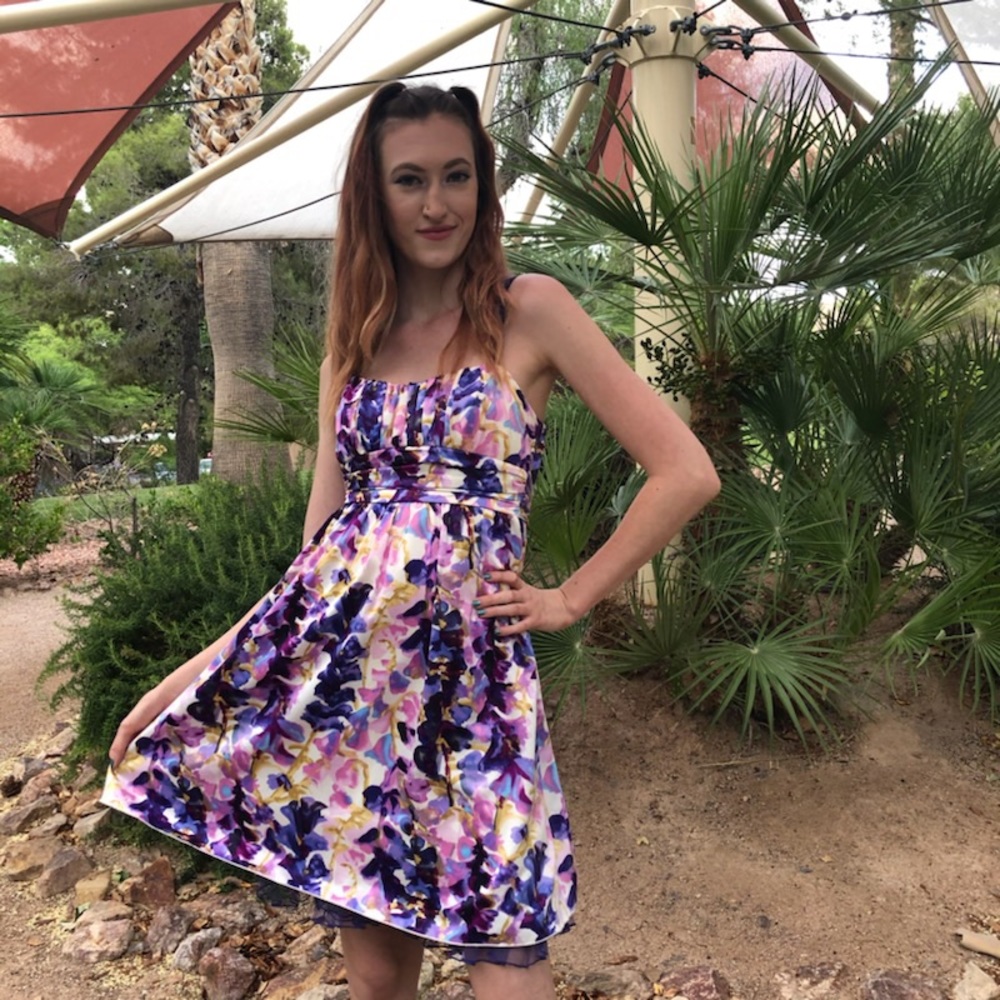 Ruby rox Beautiful Purple Dress - Picture 3 of 6